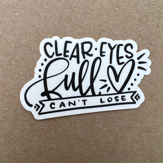 Clear Eyes — Sticker