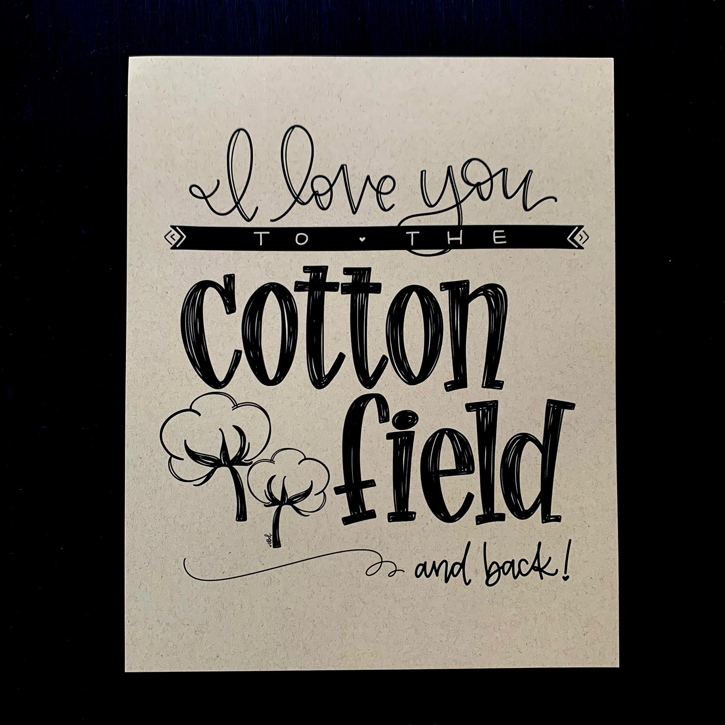 Cotton Field — Print