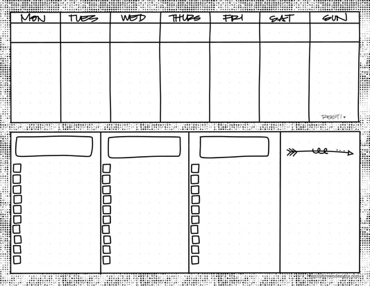 Plan-The-Week: Tiny Polka