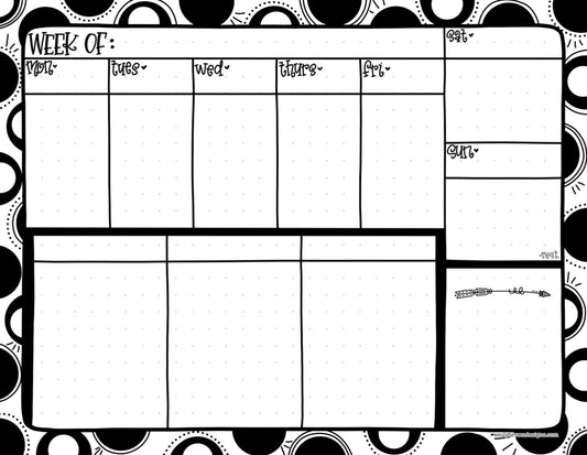 Plan-The-Week: Mega Dot