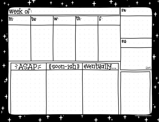 Plan-The-Week: Stars