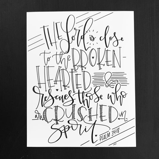 The Lord is Close — Print